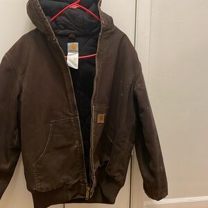 Carhartt hooded jacket with inside pockets